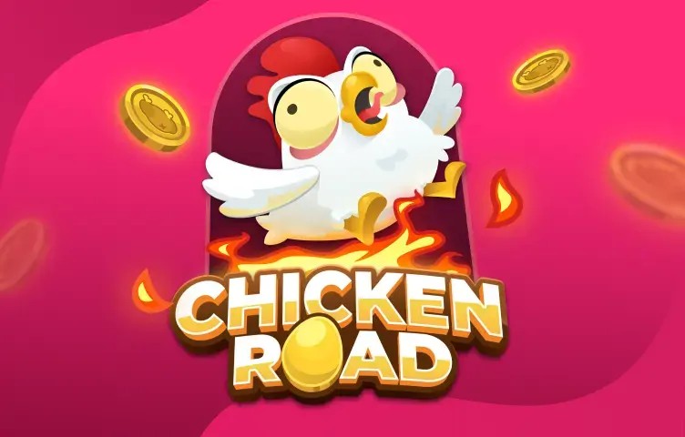 Chicken Road slot logo by InOut at Hypekasino CasinoChicken Road