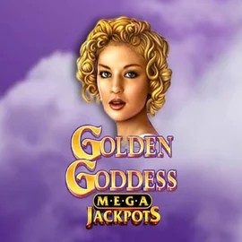 Logo of Golden Goddess Megajackpots from IGT at Hypekasino Casino