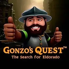 Logo of Gonzo's Quest from NetEnt at Hypekasino Casino