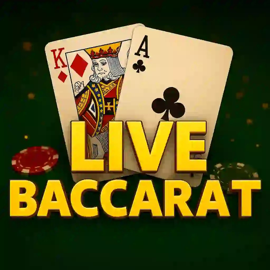 Live Baccarat slot logo by Pragmatic Live at Hypekasino CasinoLive Baccarat