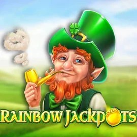 Rainbow Jackpots by Red Tiger Gaming, showcased at hypekasinocasino.de – game logo